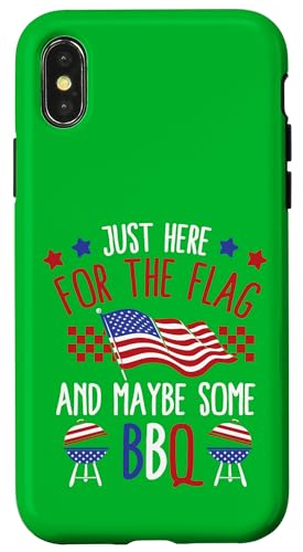 Nur hier für die Flagge und vielleicht etwas Grills Hülle für iPhone X/XS Nur hier für die Flagge und vielleicht etwas Grills Hülle für iPhone X/XS von Alter Glory Tribut
