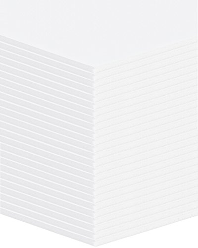 25 Stück Leichtschaumplatten, Leichtstoffplatten Weiss Format: 50x70cm von Altera