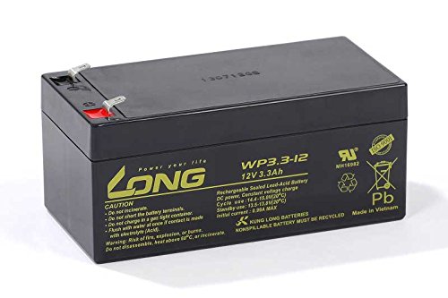 Akku kompatibel LC-R123R4PG 12V 3,3Ah AGM Blei Accu wartungsfrei Batterie von Alternativ-Hersteller