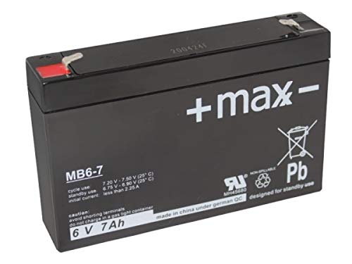 Akku kompatibel NP7-6 NP 7-6 Multipower MP7-6 MP 7-6 6V 7Ah Batterie AGM Blei von Alternativ-Hersteller