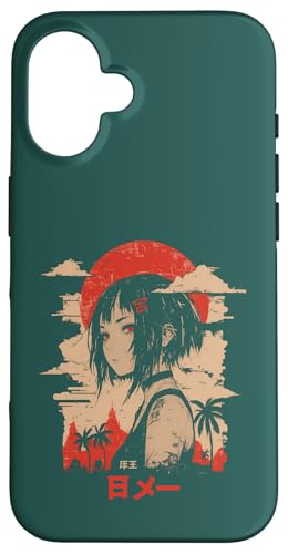 Goth Grunge Dämon Anime Girl Waifu Horror Alt-Ästhetik Hülle für iPhone 16 Goth Grunge Dämon Anime Girl Waifu Horror Alt-Ästhetik Hülle für iPhone 16 von Alternative Vaporwave Gothic Sad Alt Grunge Woman