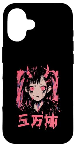 Goth Grunge Dämon Anime Girl Waifu Horror Alt-Ästhetik Hülle für iPhone 16 Goth Grunge Dämon Anime Girl Waifu Horror Alt-Ästhetik Hülle für iPhone 16 von Alternative Vaporwave Gothic Sad Alt Grunge Woman