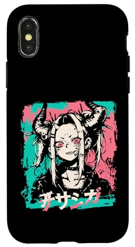 Goth Grunge Dämon Anime Girl Waifu Horror Alt-Ästhetik Hülle für iPhone X/XS Goth Grunge Dämon Anime Girl Waifu Horror Alt-Ästhetik Hülle für iPhone X/XS von Alternative Vaporwave Gothic Sad Alt Grunge Woman