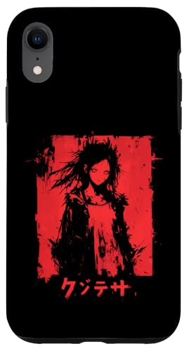 Goth Grunge Dämon Anime Girl Waifu Horror Alt-Ästhetik Hülle für iPhone XR von Alternative Vaporwave Gothic Sad Alt Grunge Woman