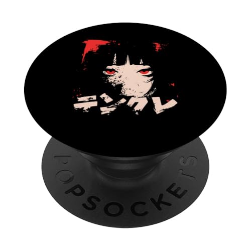 Goth Grunge Dämon Anime Girl Waifu Horror Alt-Ästhetik PopSockets Klebender PopGrip von Alternative Vaporwave Gothic Sad Alt Grunge Woman