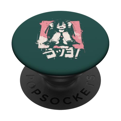 Goth Grunge Dämon Anime Girl Waifu Horror Alt-Ästhetik PopSockets Klebender PopGrip von Alternative Vaporwave Gothic Sad Alt Grunge Woman