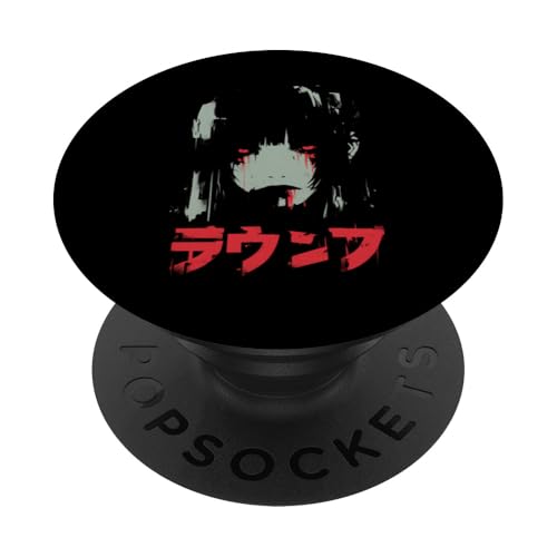 Goth Grunge Dämon Anime Girl Waifu Horror Alt-Ästhetik PopSockets Klebender PopGrip von Alternative Vaporwave Gothic Sad Alt Grunge Woman