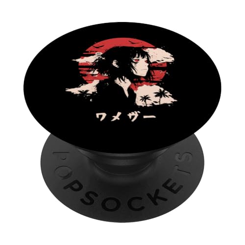 Goth Grunge Dämon Anime Girl Waifu Horror Alt-Ästhetik PopSockets Klebender PopGrip von Alternative Vaporwave Gothic Sad Alt Grunge Woman