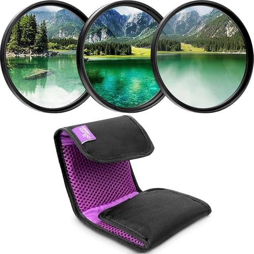 Altura Photo Objektivfilter-Set, 95 mm, mehrfach beschichteter UV-Schutz, CPL-Polarisations- und ND-Graufilter + Tasche für Kamerazubehör und Objektive von Altura Photo