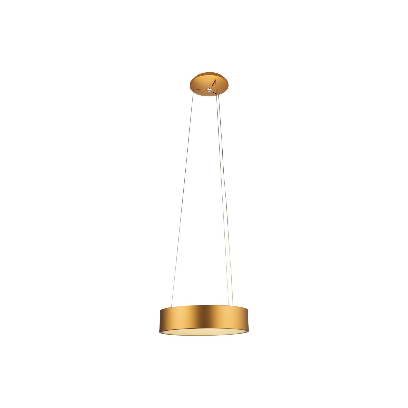 Aluminor Epsilon LED-Hängeleuchte, Ø 62 cm, gold von Aluminor