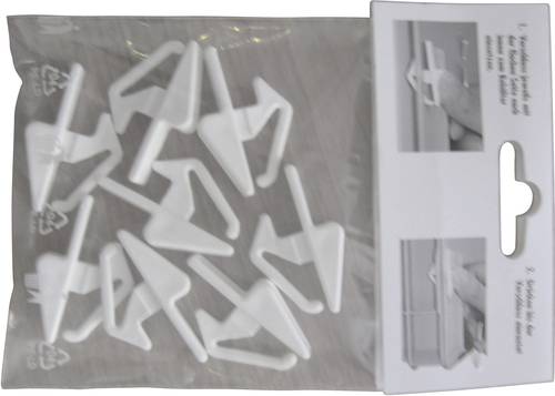 Alutec 05310 Schiebeverschlüsse für Kunststoffbehälter Weiß 8St. von Alutec