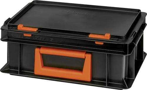 Alutec 139205110188 Kunststoffbox Magnus PC 5 (B x H x T) 300 x 133 x 200mm Schwarz, Orange 1St. von Alutec