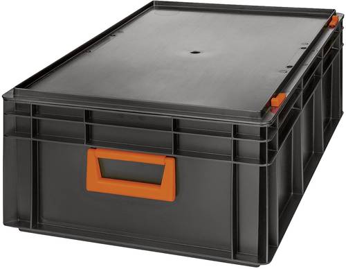 Alutec 139242210188 Kunststoffbox Magnus PC 42 (B x H x T) 600 x 233 x 400mm Schwarz, Orange 1St. von Alutec