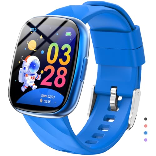 Alutoria Smartwatch Kinder, Kinder Telefonuhr Sport Fitness für Kinder, IP68 Wasserdicht, 100+ Sportmodi, Benachrichtigungen Nachrichten, Fitness-Tracker für Jungen Mädchen, Helles blau Alutoria Smartwatch Kinder, Kinder Telefonuhr Sport Fitness für Kinder, IP68 Wasserdicht, 100+ Sportmodi, Benachrichtigungen Nachrichten, Fitness-Tracker für Jungen Mädchen, Helles blau von Alutoria