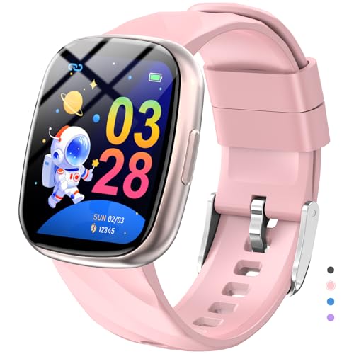 Alutoria Smartwatch Kinder, Kinder Telefonuhr Sport Fitness für Kinder, IP68 Wasserdicht, 100+ Sportmodi, Benachrichtigungen Nachrichten, Fitness-Tracker für Jungen Mädchen, Helles rosa Alutoria Smartwatch Kinder, Kinder Telefonuhr Sport Fitness für Kinder, IP68 Wasserdicht, 100+ Sportmodi, Benachrichtigungen Nachrichten, Fitness-Tracker für Jungen Mädchen, Helles rosa von Alutoria