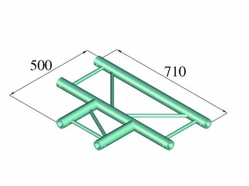 Alutruss BILOCK BQ2-PAT35H 2-Punkt Traverse T-Stück 90° von Alutruss