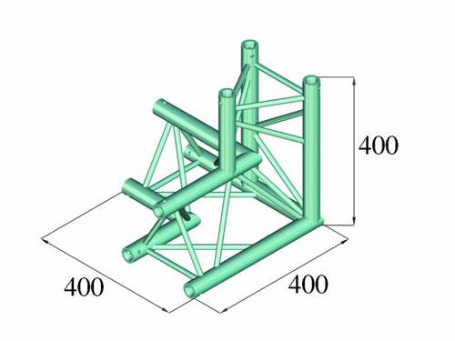 Alutruss DECOLOCK DQ3-PAL33 3-Punkt Traverse 3-Weg-Ecke 90° von Alutruss