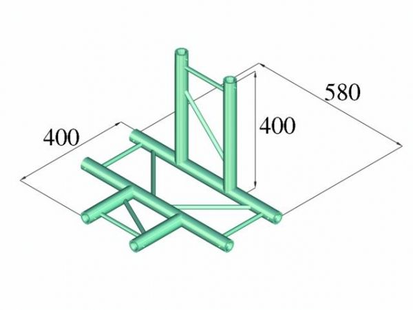 Alutruss Decolock DQ2-PAT42H 4-Weg T-Stück von Alutruss