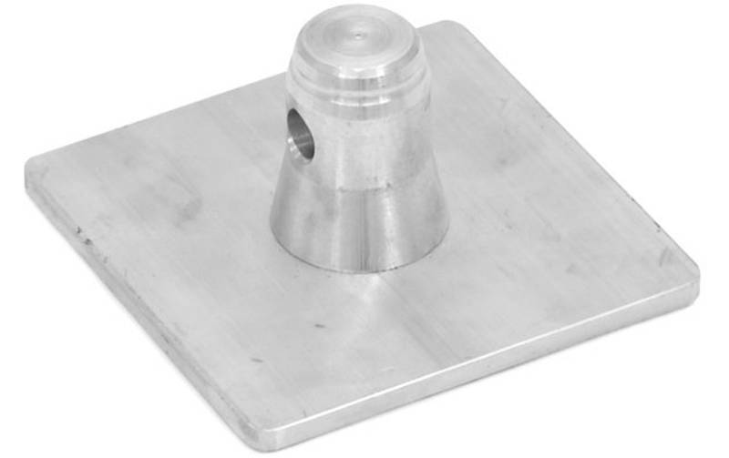 Alutruss SINGLELOCK Bodenplatte M-10 (eckig) MALE von Alutruss