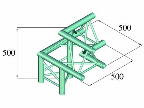 Alutruss TRILOCK 6082AL-32 3-Punkt Traverse 3-Weg-Ecke 90° Alutruss TRILOCK 6082AL-32 3-Punkt Traverse 3-Weg-Ecke 90° von Alutruss