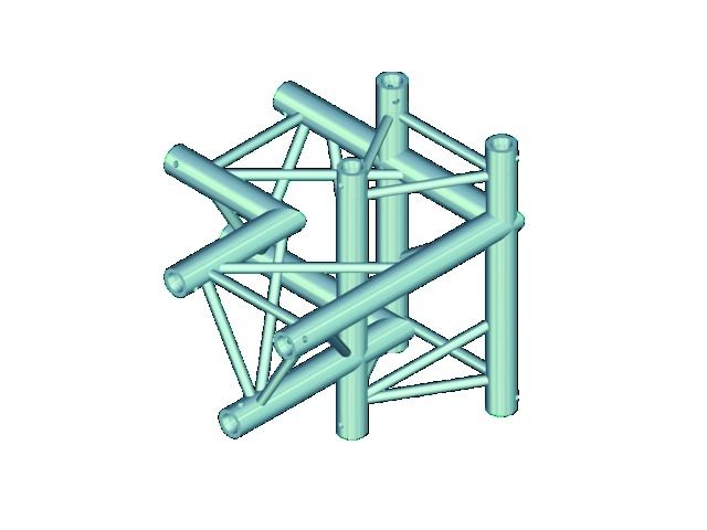 Alutruss TRILOCK E-GL33 C-44 4-Weg-Stück \/ links Alutruss TRILOCK E-GL33 C-44 4-Weg-Stück \/ links von Alutruss