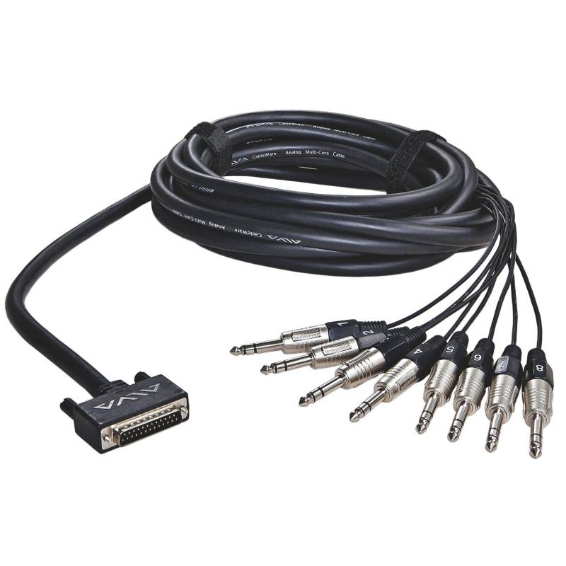 Alva AI25-8T2 Premium Analog-Kabel: D-Sub25 <> 8 x TRS Multi, 2 m von Alva