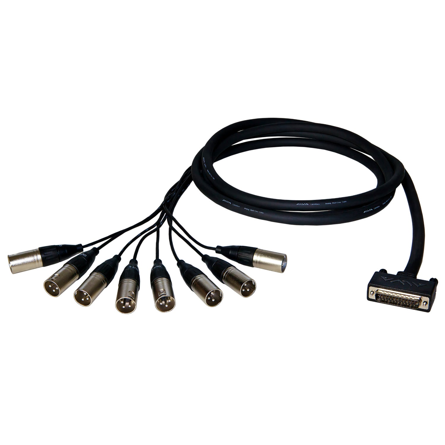 Alva AO25-8X10 Premium Analog-Kabel: D-sub25 -> 8 x XLR-male, 10 m Alva AO25-8X10 Premium Analog-Kabel: D-sub25 -> 8 x XLR-male, 10 m von Alva