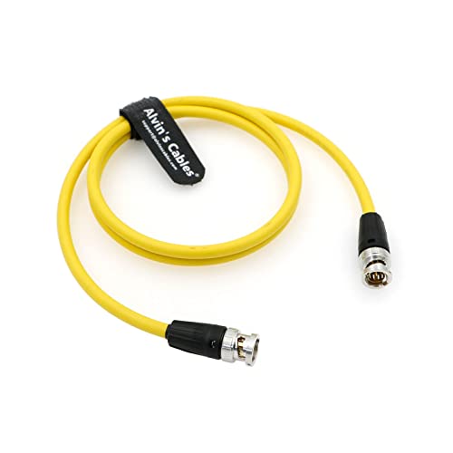 Alvin's Cables 12G BNC-Koaxialkabel HD SDI BNC Stecker auf Stecker Originalkabel für 4K Videokamera 1M | 39,4 Zoll von Alvin's Cables