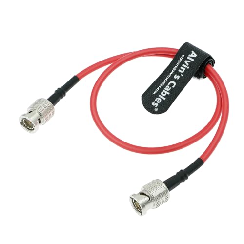 Alvin's Cables 12G SDI-Kabel BNC Stecker auf Stecker, Kabel für Red Komodo | Atomos Monitor Koaxialkabel, geschirmt, flexibel, 75 Ohm für Video 4K Kamera 50 cm | 19 Zoll von Alvin's Cables