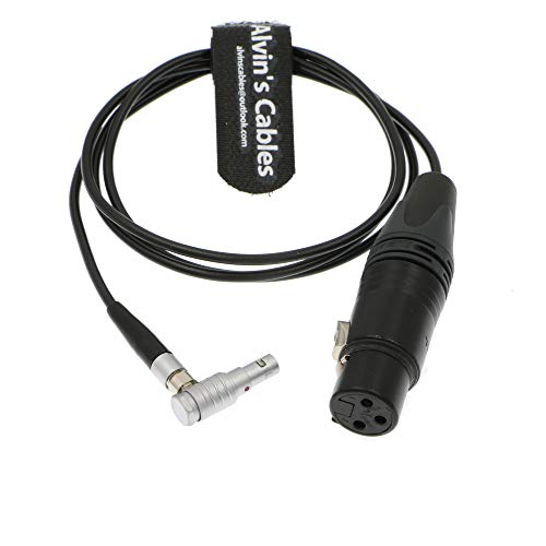 Alvin's Cables 5 Pin 00B Stecker auf XLR 3 Pin Buchse Kabel für Arri Alexa Mini Audio 1M von Alvin's Cables