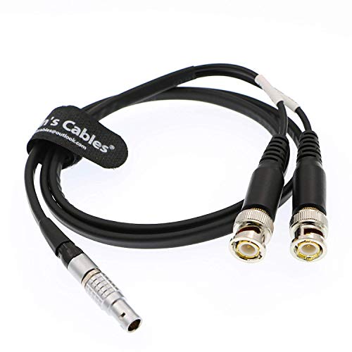 Alvin's Cables 5 Pin Stecker an BNC Time Code Eingangs Kabel für Sound Devices XL-LB2 1M von Alvin's Cables