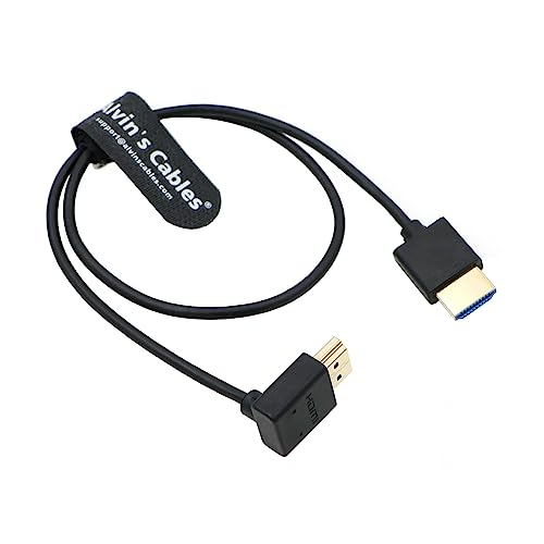 Alvin's Cables 8 K HDMI 2.1 Hochgeschwindigkeitskabel, dünn, HDMI gerade auf HDMI, aufwärtsgewinkelt, für Atomos Ninja V Monitor, Z CAM E2, für Sony FS5 | FS7| A7S3 Kameras 19,7 Zoll | 50 cm Alvin's Cables 8 K HDMI 2.1 Hochgeschwindigkeitskabel, dünn, HDMI gerade auf HDMI, aufwärtsgewinkelt, für Atomos Ninja V Monitor, Z CAM E2, für Sony FS5 | FS7| A7S3 Kameras 19,7 Zoll | 50 cm von Alvin's Cables