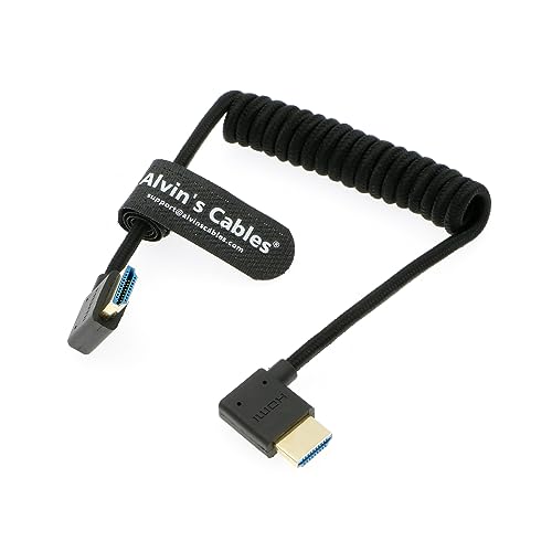 Alvin's Cables 8K 2.1 HDMI-Kabel, Hochgeschwindigkeitskabel, gewickelt, geflochten, für Atomos Ninja V, Portkeys BM5, für Feelworld Monitor, für Canon C300, Z CAM E2, für Sony FS5 | FS7| A7S3 Kameras von Alvin's Cables