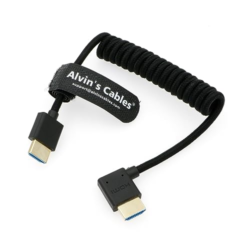 Alvin's Cables 8K 2.1 HDMI-Kabel, Hochgeschwindigkeitskabel, gewickelt, geflochten, für Atomos Ninja V, Portkeys BM5, für Feelworld Monitor, für Canon C300, Z CAM E2, für Sony FS5 | FS7| Kameras A7S3 Alvin's Cables 8K 2.1 HDMI-Kabel, Hochgeschwindigkeitskabel, gewickelt, geflochten, für Atomos Ninja V, Portkeys BM5, für Feelworld Monitor, für Canon C300, Z CAM E2, für Sony FS5 | FS7| Kameras A7S3 von Alvin's Cables