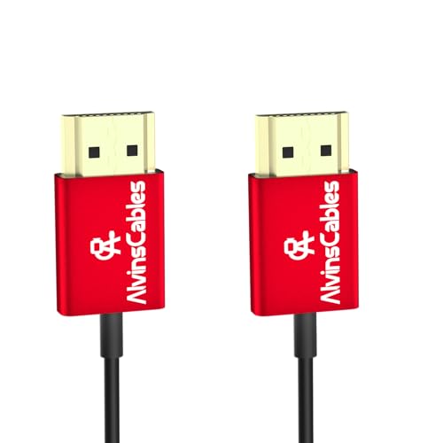 Alvin's Cables 8K HDMI 2.1 Kabel 48Gbps High-Speed Ultradünnes HDMI Kabel für Atomos Ninja-V 4K-60P 6K-Record, Z-CAM, für Canon-C70, für Sony A7S3|A9|A74 45cm|18inch Alvin's Cables 8K HDMI 2.1 Kabel 48Gbps High-Speed Ultradünnes HDMI Kabel für Atomos Ninja-V 4K-60P 6K-Record, Z-CAM, für Canon-C70, für Sony A7S3|A9|A74 45cm|18inch von Alvin's Cables