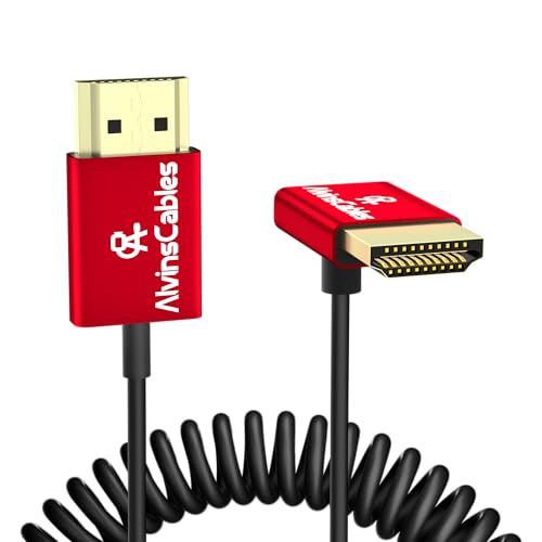 Alvin's Cables 8K HDMI-Kabel 2.1 48 Gbit/s High Speed Φ2,4 mm ultradünnes HDMI 8K@60Hz 4K@120Hz für Sony A7 A9, BMPCC, für Canon C70, für Atomos Ninja, für SmallHD, Gerade nach unten gewickelt Alvin's Cables 8K HDMI-Kabel 2.1 48 Gbit/s High Speed Φ2,4 mm ultradünnes HDMI 8K@60Hz 4K@120Hz für Sony A7 A9, BMPCC, für Canon C70, für Atomos Ninja, für SmallHD, Gerade nach unten gewickelt von Alvin's Cables