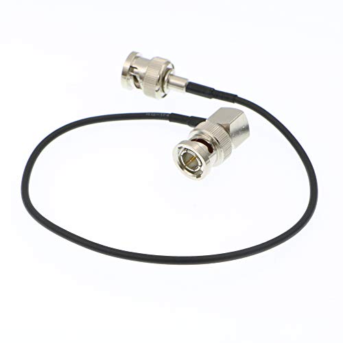 Alvin's Cables Blackmagic RG179 Coax BNC Stecker auf Stecker HD SDI Kabel für BMCC Videokamera Flexible rechtwinklig zu Gerade 30CM von Alvin's Cables