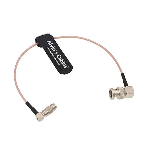 Alvin's Cables DIN 1.0/2.3 Mini BNC Rechtwinklig zum BNC Stecker Rechtwinklig 75ohm RG179 HD SDI Kabel für Blackmagic Alvin's Cables DIN 1.0/2.3 Mini BNC Rechtwinklig zum BNC Stecker Rechtwinklig 75ohm RG179 HD SDI Kabel für Blackmagic von Alvin's Cables