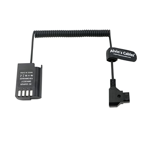 Alvin's Cables DMW-DCC17 DMW-BLK22 Dummy Akku auf D-Tap Netzadapter Spiralkabel für Panasonic Lumix S5 S5II S5K S5C GH6 GH5II G9 G9II Kamera Alvin's Cables DMW-DCC17 DMW-BLK22 Dummy Akku auf D-Tap Netzadapter Spiralkabel für Panasonic Lumix S5 S5II S5K S5C GH6 GH5II G9 G9II Kamera von Alvin's Cables
