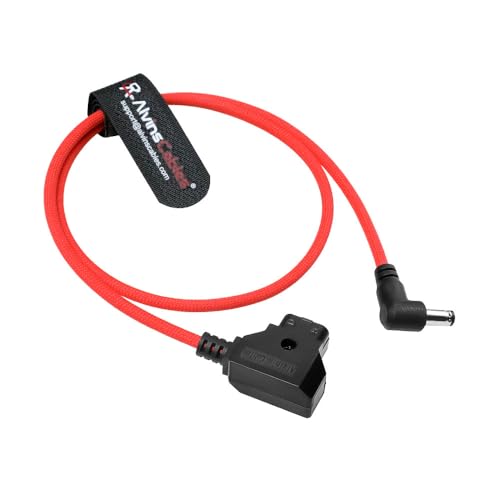 Alvin's Cables Dtap auf DC Ultraflexibles Kabel für Atomos Ninja V, D-Tap auf 2.1 DC rechtwinkliges Stromkabel für Blackmagic Design Video Assist, SmallHD 702, für Feelworld FW568 Monitor, 0,6 m, Rot Alvin's Cables Dtap auf DC Ultraflexibles Kabel für Atomos Ninja V, D-Tap auf 2.1 DC rechtwinkliges Stromkabel für Blackmagic Design Video Assist, SmallHD 702, für Feelworld FW568 Monitor, 0,6 m, Rot von Alvin's Cables
