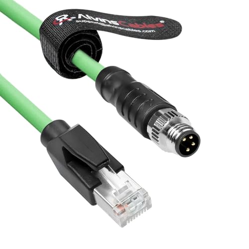 Alvin's Cables M8 A-Code 4 Pin Stecker auf RJ45 Ethernet-Kabel Cat6a High-Flex geschirmt für Beckhoff ZK1090-3191 Industrial Automation EtherCAT Feldbus 5M Alvin's Cables M8 A-Code 4 Pin Stecker auf RJ45 Ethernet-Kabel Cat6a High-Flex geschirmt für Beckhoff ZK1090-3191 Industrial Automation EtherCAT Feldbus 5M von Alvin's Cables