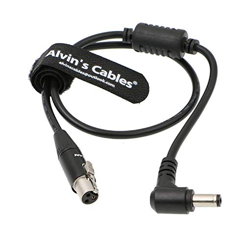 Alvin's Cables Mini XLR 3 Pin Buchse auf DC Rechtwinkliges Kabel für Atomos von Alvin's Cables