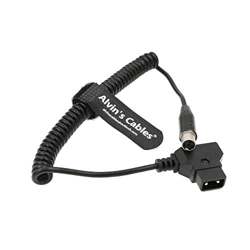 Alvin's Cables Mini XLR 4 Pin Buchse auf D-Tap Coiled Stromkabel für ARRI RED Kameras 12V TVlogic Monitor Alvin's Cables Mini XLR 4 Pin Buchse auf D-Tap Coiled Stromkabel für ARRI RED Kameras 12V TVlogic Monitor von Alvin's Cables
