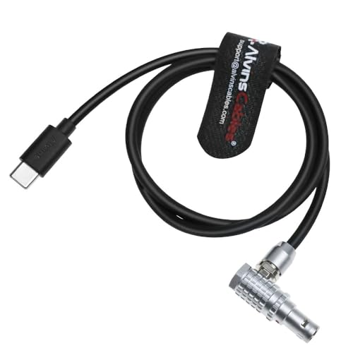 Alvin's Cables Record-Steuerkabel für DJI Focus Pro, RED Komodo-Kamera, rechtwinkliges EXT 9-Pin-zu-Typ-C-USB-C-Steuerkabel, 60 cm | 23,6 Zoll Alvin's Cables Record-Steuerkabel für DJI Focus Pro, RED Komodo-Kamera, rechtwinkliges EXT 9-Pin-zu-Typ-C-USB-C-Steuerkabel, 60 cm | 23,6 Zoll von Alvin's Cables