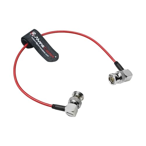 Alvin's Cables SDI Kabel, 30 cm, rechtwinklig auf rechtwinklig, ultradünn, 75 Ω Koaxialkabel für Sony, Canon, Panasonic HD, 4K 6G-SDI Kamera, Camcorder, Videoübertragung, Rot Alvin's Cables SDI Kabel, 30 cm, rechtwinklig auf rechtwinklig, ultradünn, 75 Ω Koaxialkabel für Sony, Canon, Panasonic HD, 4K 6G-SDI Kamera, Camcorder, Videoübertragung, Rot von Alvin's Cables