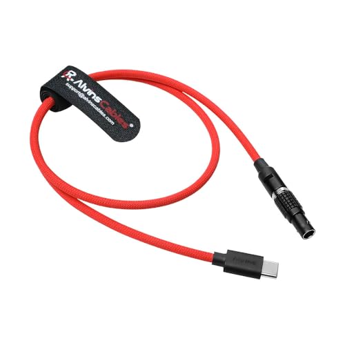 Alvin's Cables Type-C geflochten USB-C auf Black Placed 2-poliges Schnelllade-Leistungskabel für Tilta | Teradek | SmallHD | Z-CAM | PIXIS BLACKMAGIC 60CM | 24 Zoll, rot Alvin's Cables Type-C geflochten USB-C auf Black Placed 2-poliges Schnelllade-Leistungskabel für Tilta | Teradek | SmallHD | Z-CAM | PIXIS BLACKMAGIC 60CM | 24 Zoll, rot von Alvin's Cables