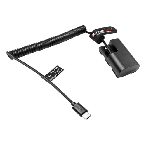 Alvin's Cables USB-C TYPE-C zu LP-E6P Dummy Battery Power Coild Kabel für Canon EOS R5 Mark LL/ R5/ R6 Mark LL/ R6/ R7/ R Kamera Alvin's Cables USB-C TYPE-C zu LP-E6P Dummy Battery Power Coild Kabel für Canon EOS R5 Mark LL/ R5/ R6 Mark LL/ R6/ R7/ R Kamera von Alvin's Cables