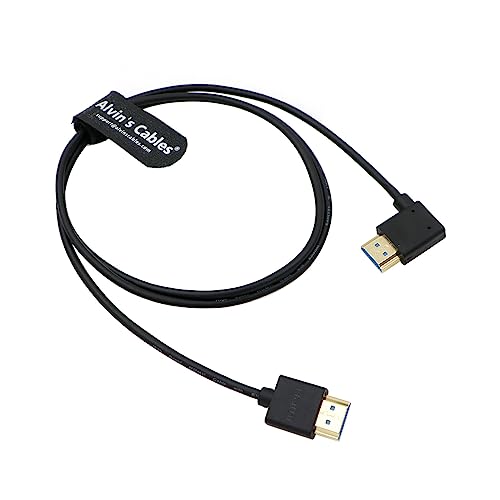 Alvin's Cables Ultra HD 8K HDMI 2.1 HDMI-Kabel, gerade auf rechtwinklig, hohe Geschwindigkeit, HDMI für Atomos Ninja V Monitor, Z CAM E2, für Sony FS5 | FS7| A7S3 Kameras 39,4 Zoll | 1 m Alvin's Cables Ultra HD 8K HDMI 2.1 HDMI-Kabel, gerade auf rechtwinklig, hohe Geschwindigkeit, HDMI für Atomos Ninja V Monitor, Z CAM E2, für Sony FS5 | FS7| A7S3 Kameras 39,4 Zoll | 1 m von Alvin's Cables