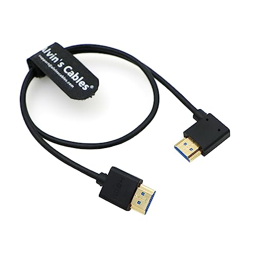 Alvin's Cables Ultra HD 8K HDMI 2.1 Kabel, gerade HDMI auf rechtwinklige HDMI High Speed für Atomos Ninja V Monitor, Z CAM E2, Sony FS5| FS7| A7S3 Kameras 50 cm Alvin's Cables Ultra HD 8K HDMI 2.1 Kabel, gerade HDMI auf rechtwinklige HDMI High Speed für Atomos Ninja V Monitor, Z CAM E2, Sony FS5| FS7| A7S3 Kameras 50 cm von Alvin's Cables
