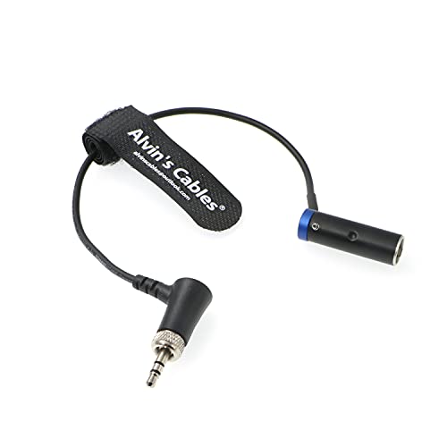 Low-Profile Mini-XLR 3-Pin Stecker TA3M auf 3.5mm-TRS-Locking Audio-Kabel für Canon-EOS-C70 an Deity BP-TRX|Sennheiser-EK-100 G4|G3 Alvin's Cables Blau Low-Profile Mini-XLR 3-Pin Stecker TA3M auf 3.5mm-TRS-Locking Audio-Kabel für Canon-EOS-C70 an Deity BP-TRX|Sennheiser-EK-100 G4|G3 Alvin's Cables Blau von Alvin's Cables